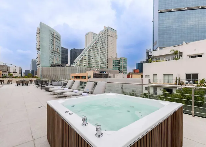 306 1br Capitalia Modern With Rooftop Jacuzzi Gym *